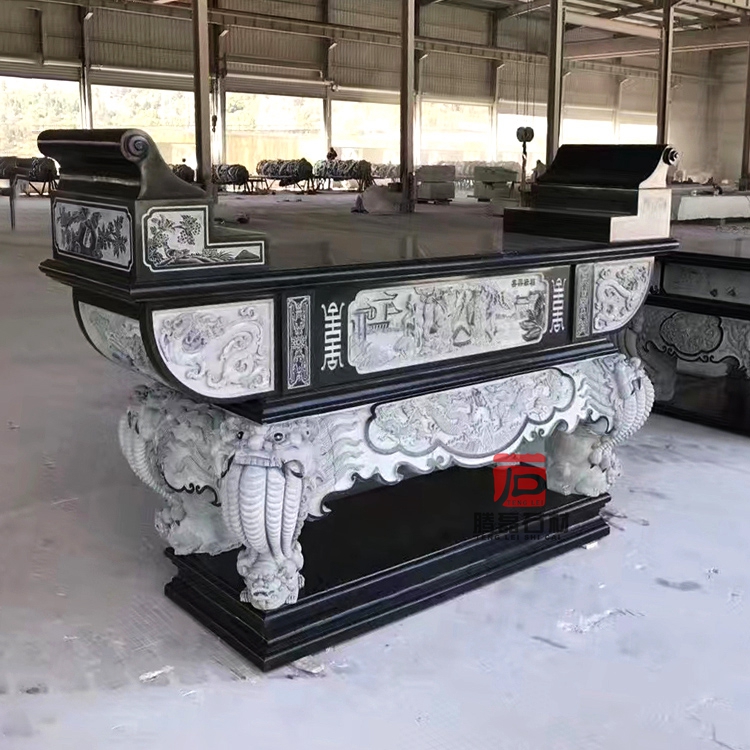 石材供桌供台摆放效果图大全