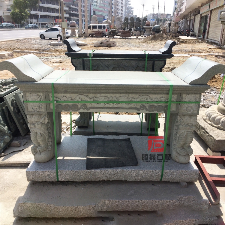 石材供桌供台摆放效果图大全