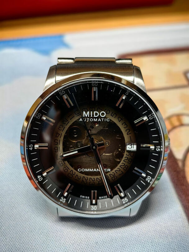 指挥官系列幻影手表,透明表底,全自动机芯