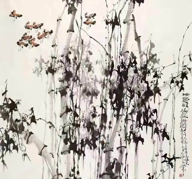 灵动洒脱——海派画家骆孝敏小写意花鸟作品