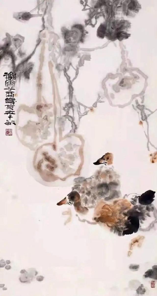 灵动洒脱——海派画家骆孝敏小写意花鸟作品