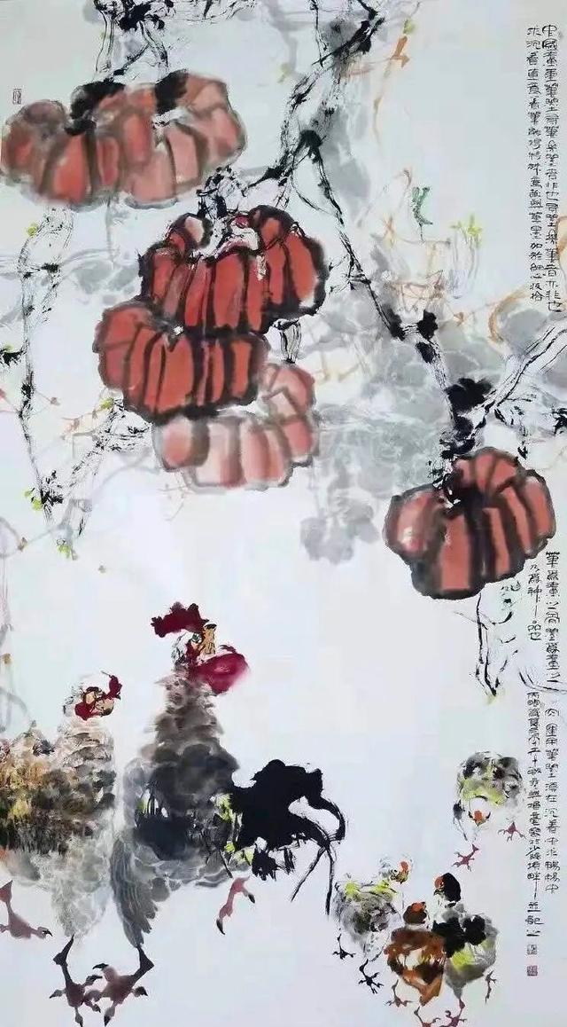 灵动洒脱——海派画家骆孝敏小写意花鸟作品