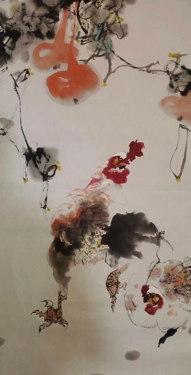 灵动洒脱——海派画家骆孝敏小写意花鸟作品