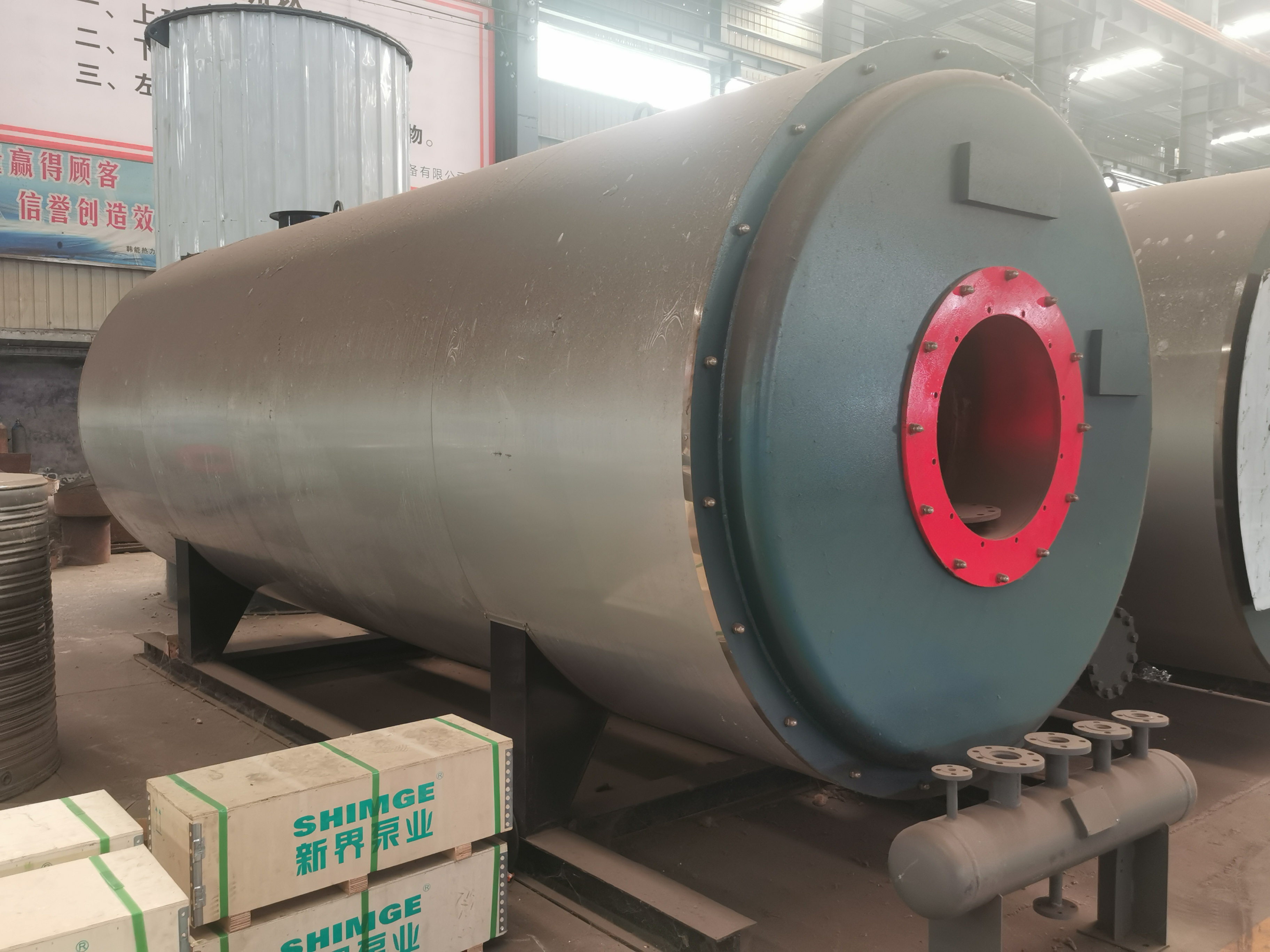 wns4-1.25-y/q型燃油气蒸汽锅炉 四吨卧式蒸汽锅炉