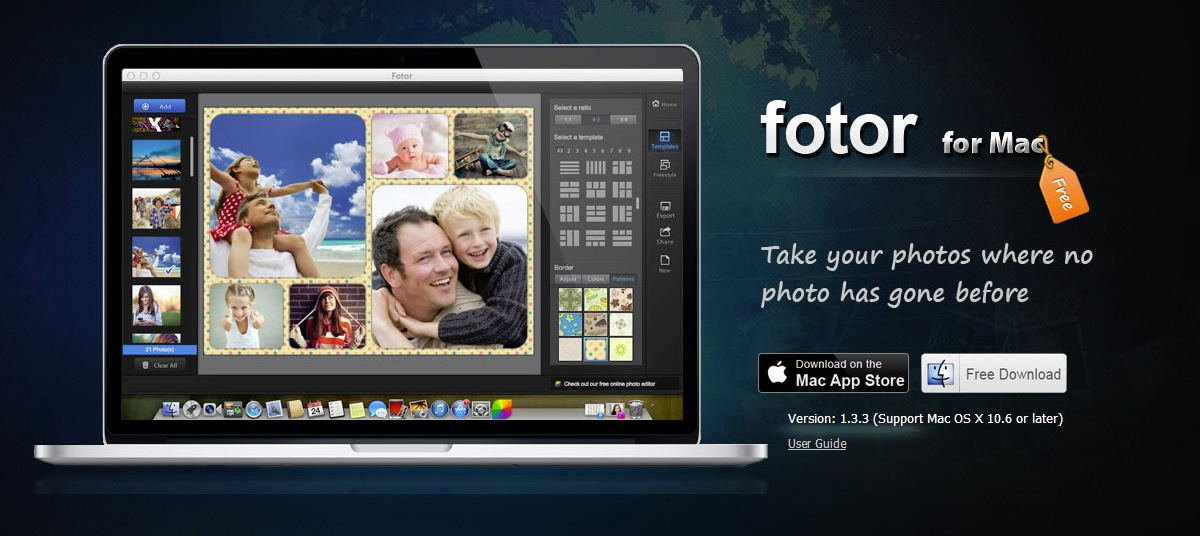 Fotor编辑器界面