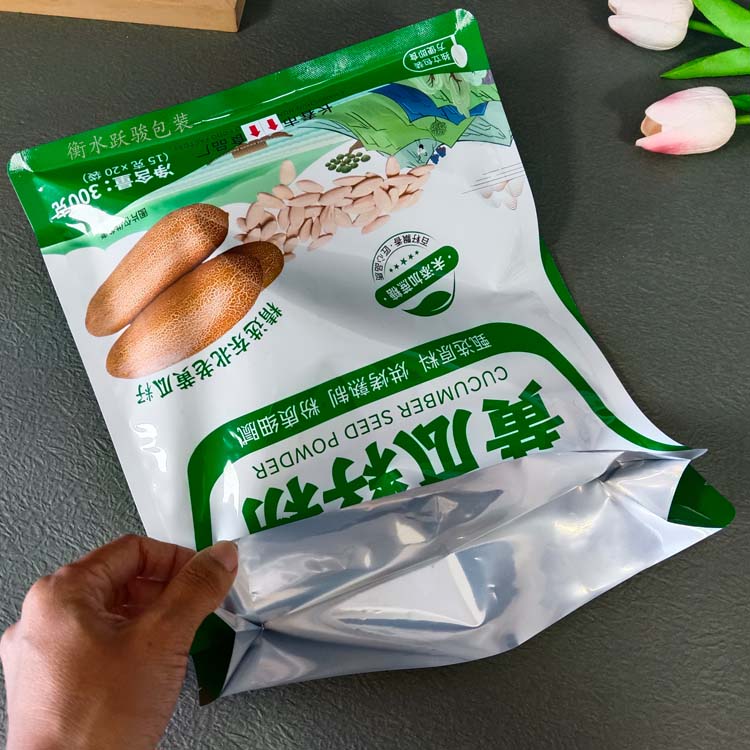 黄瓜籽粉包装袋 奶粉包装袋选铝箔复合材质的好处
