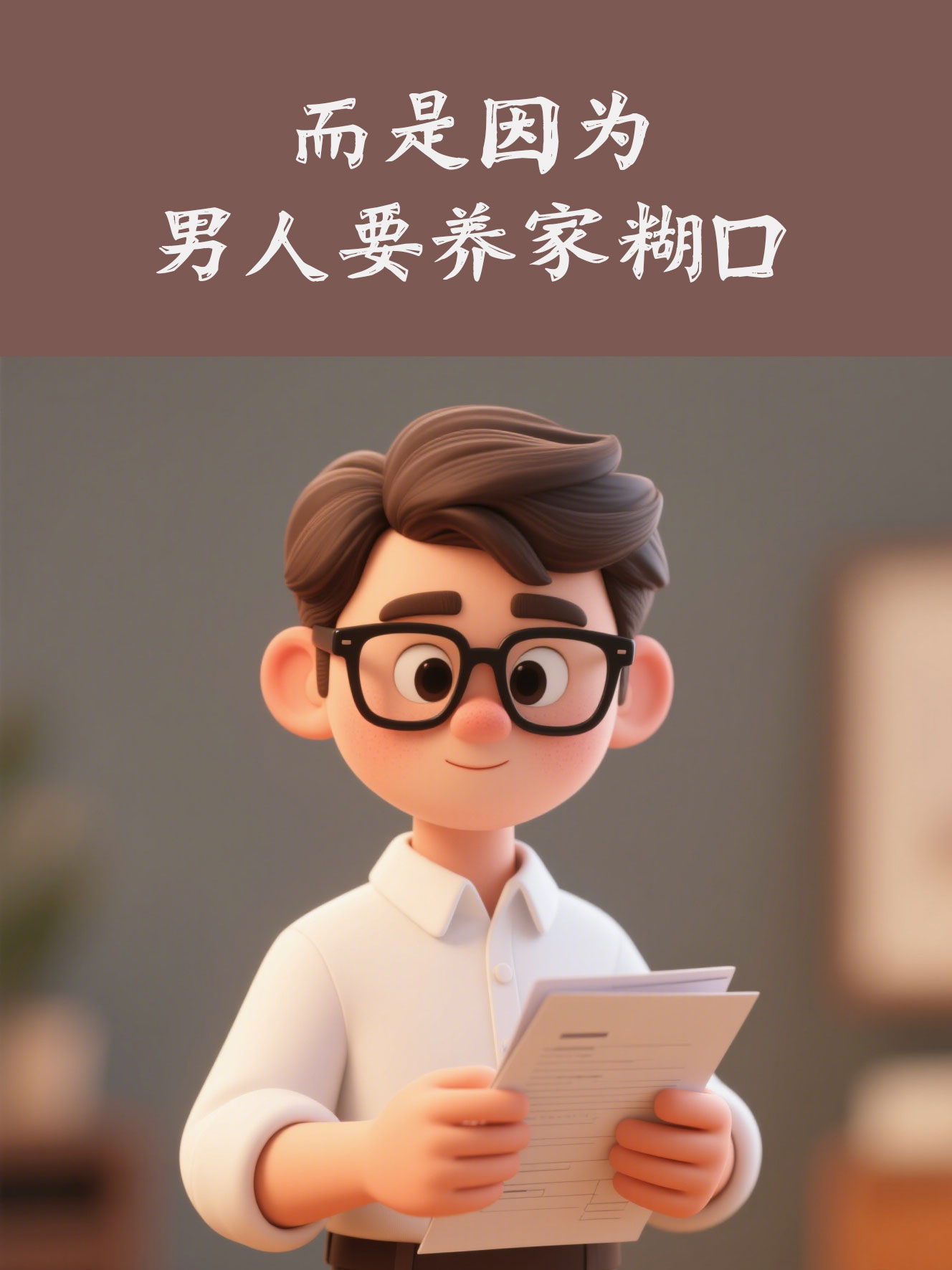 养家两个字,压得多少人直不起腰!