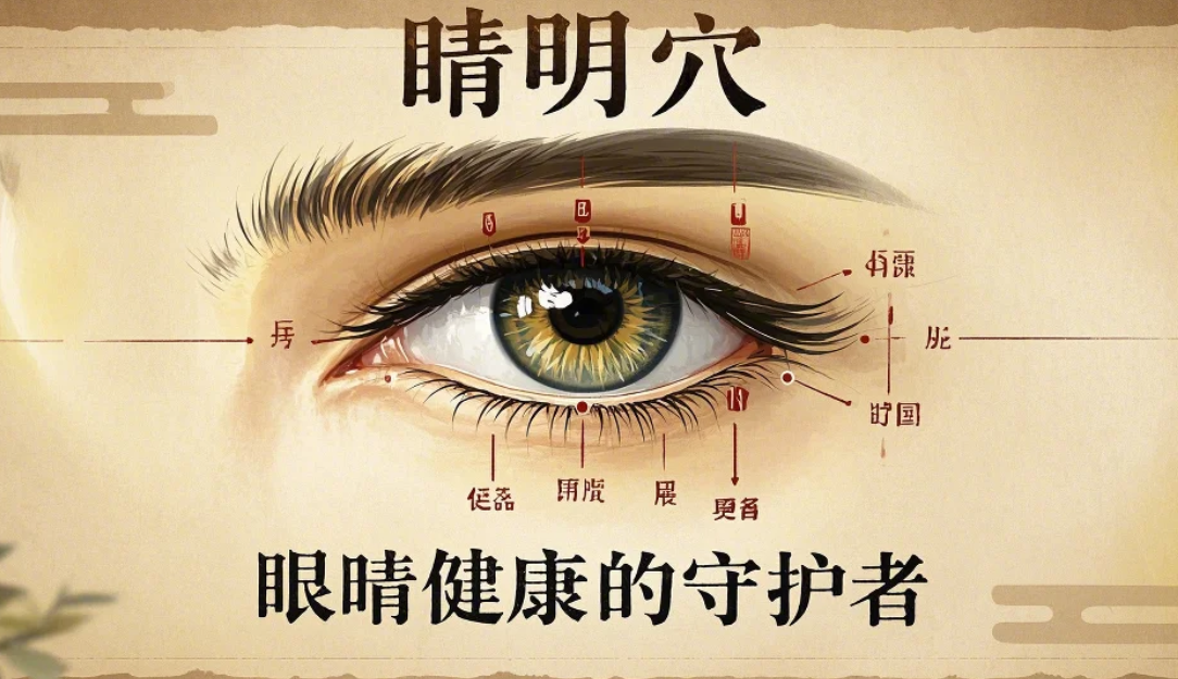 睛明穴的艾灸要点:明目护眼,改善视力!