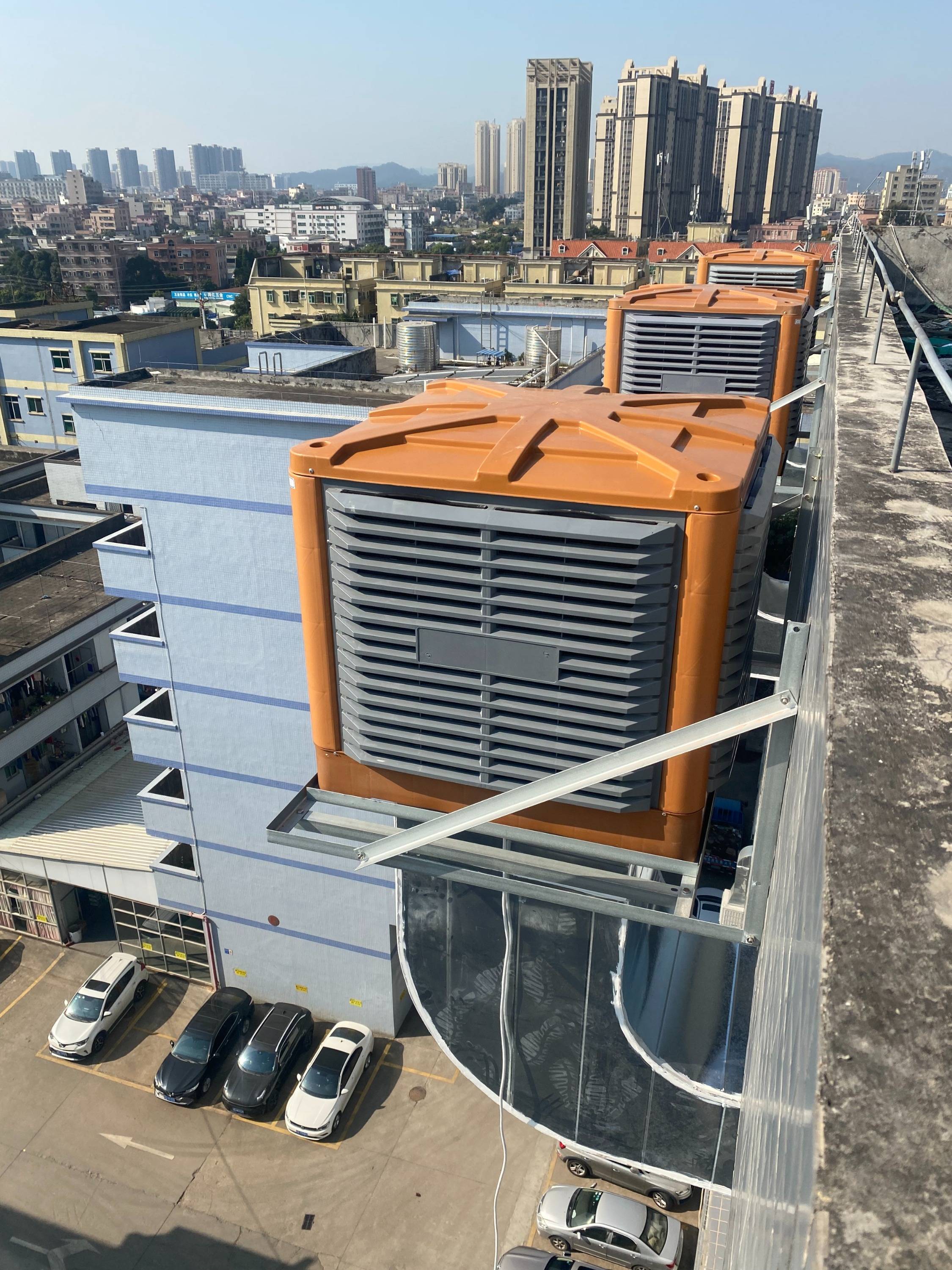 环保空调降温##车间厂房降温空调##水帘降温空调#东莞常平水冷环保