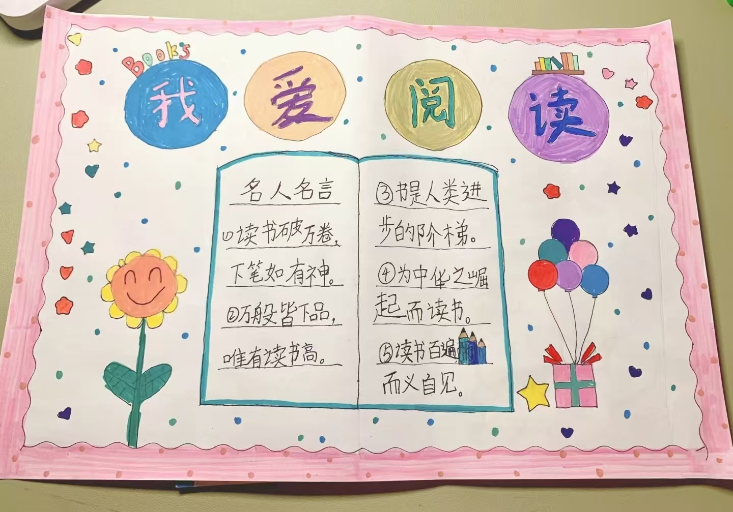 读书小报六年级