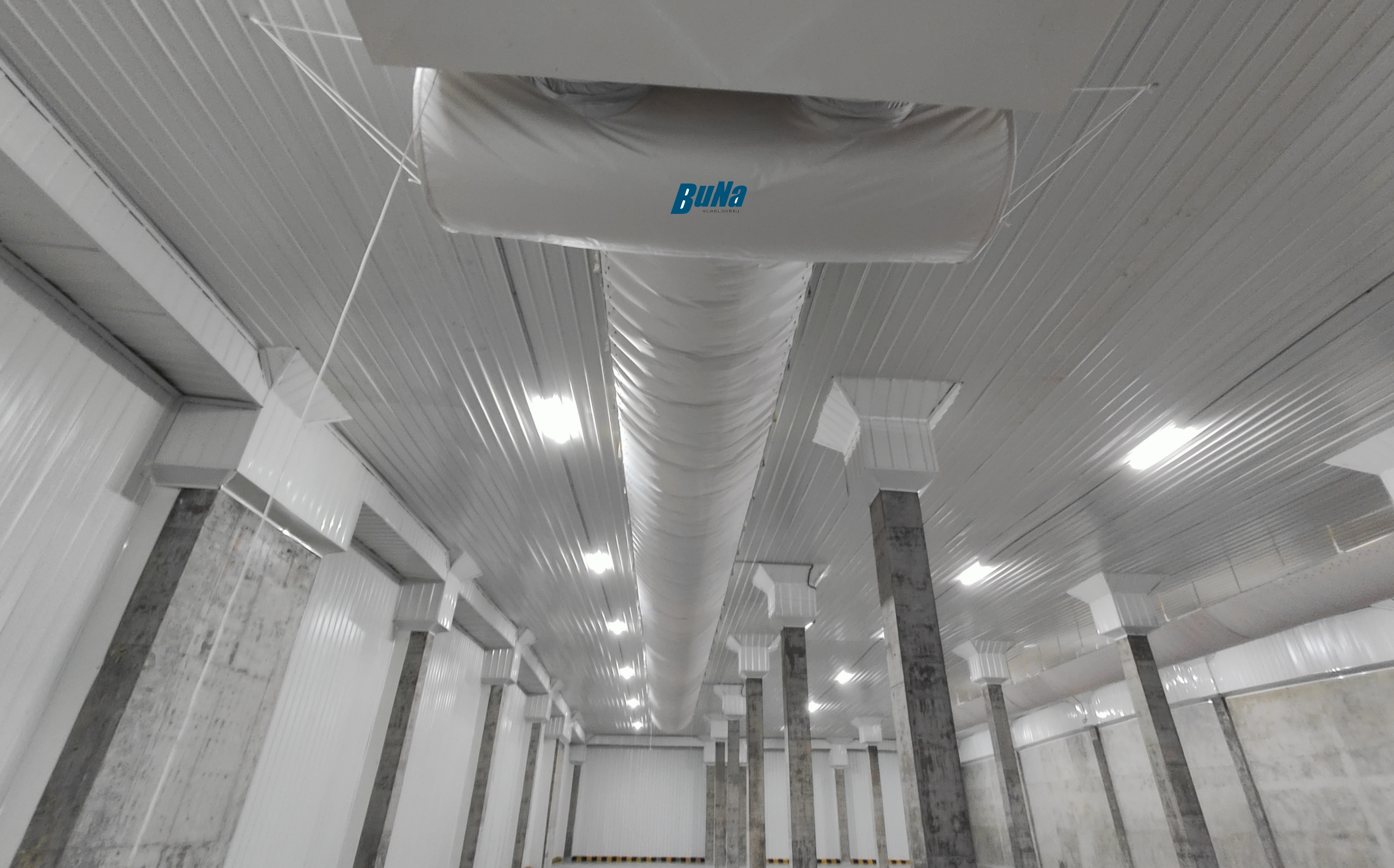 纤维织物风管应用于冷库