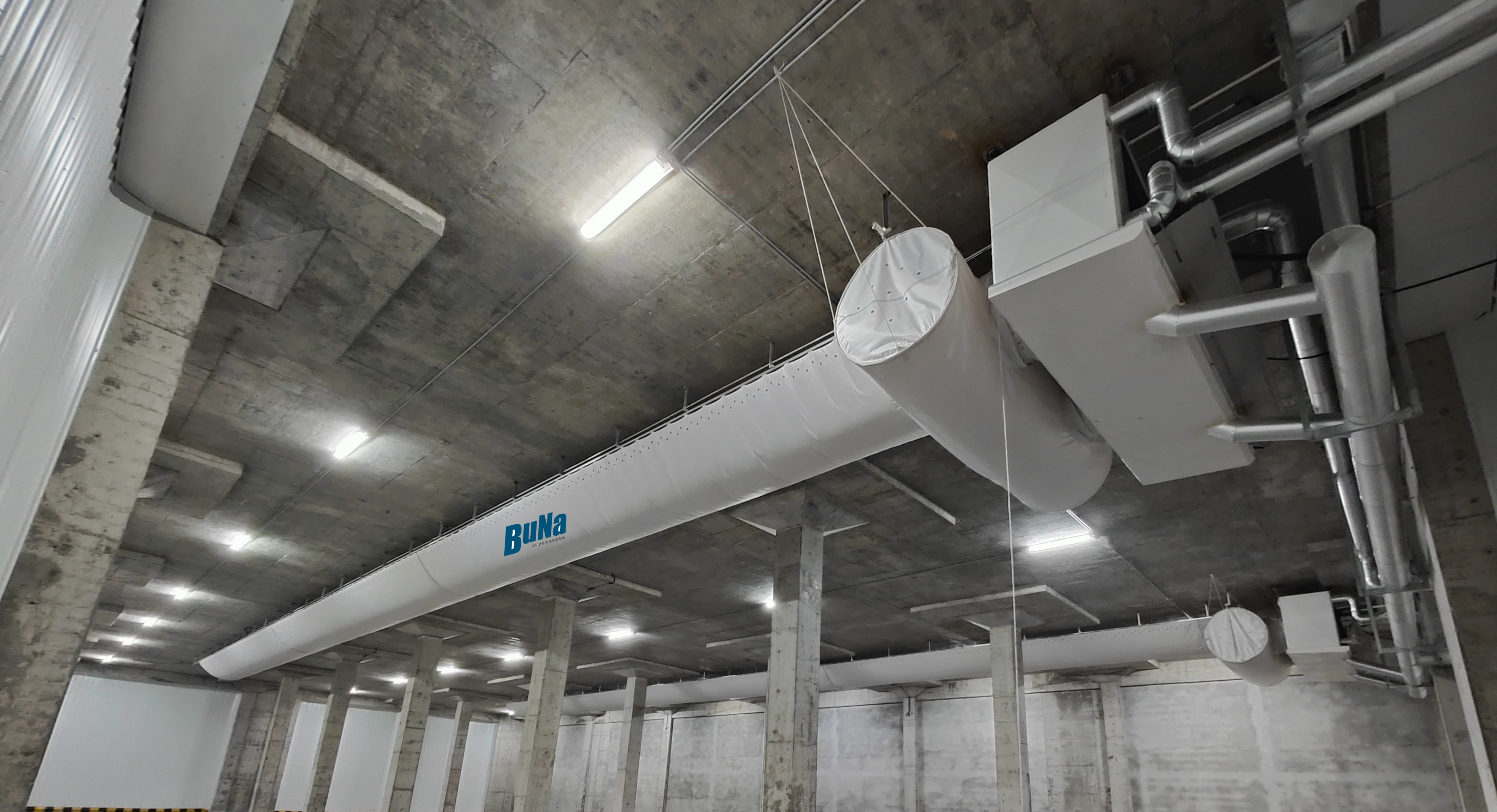 纤维织物风管应用于冷库