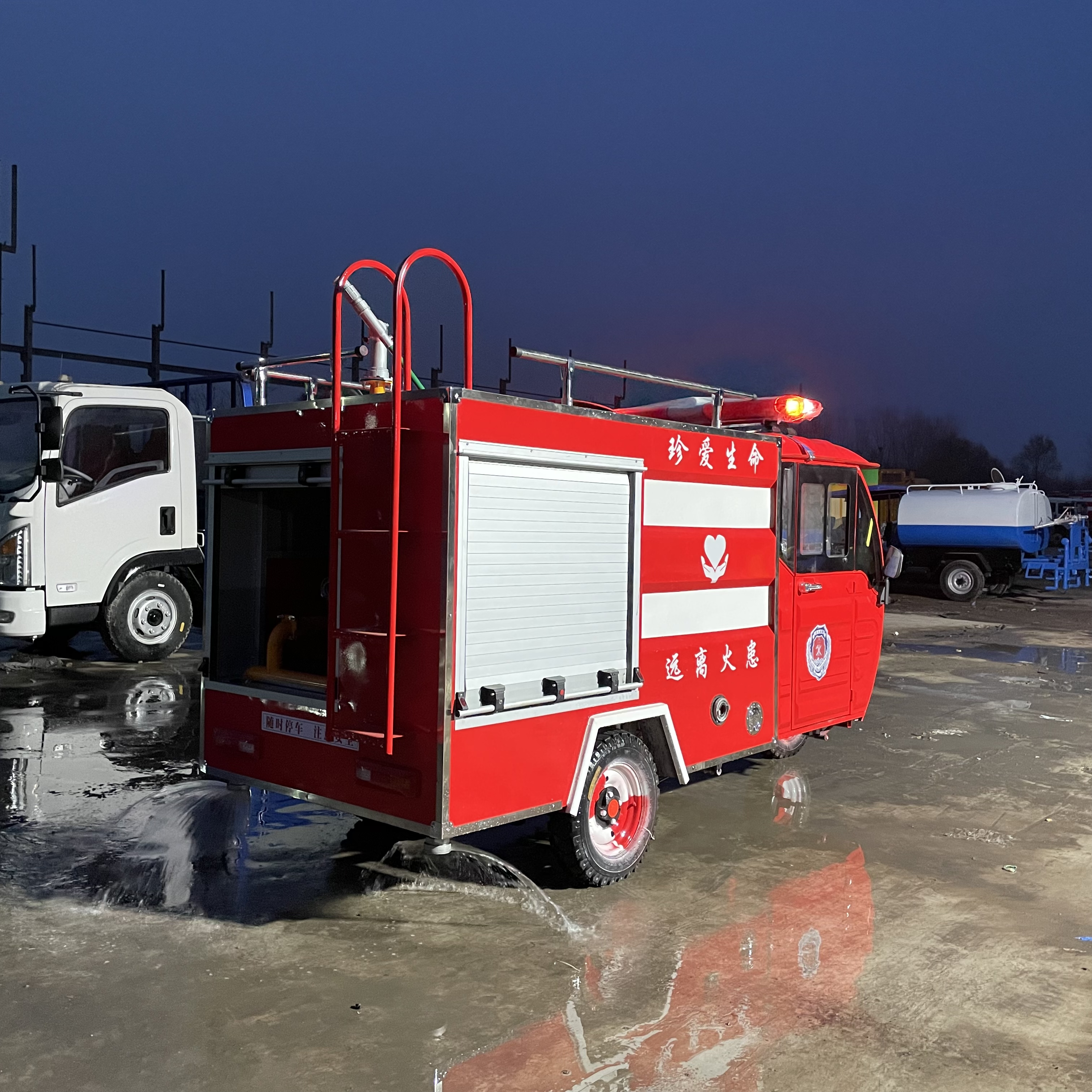 浙江厂区消防车守护安全生产的隐形卫士