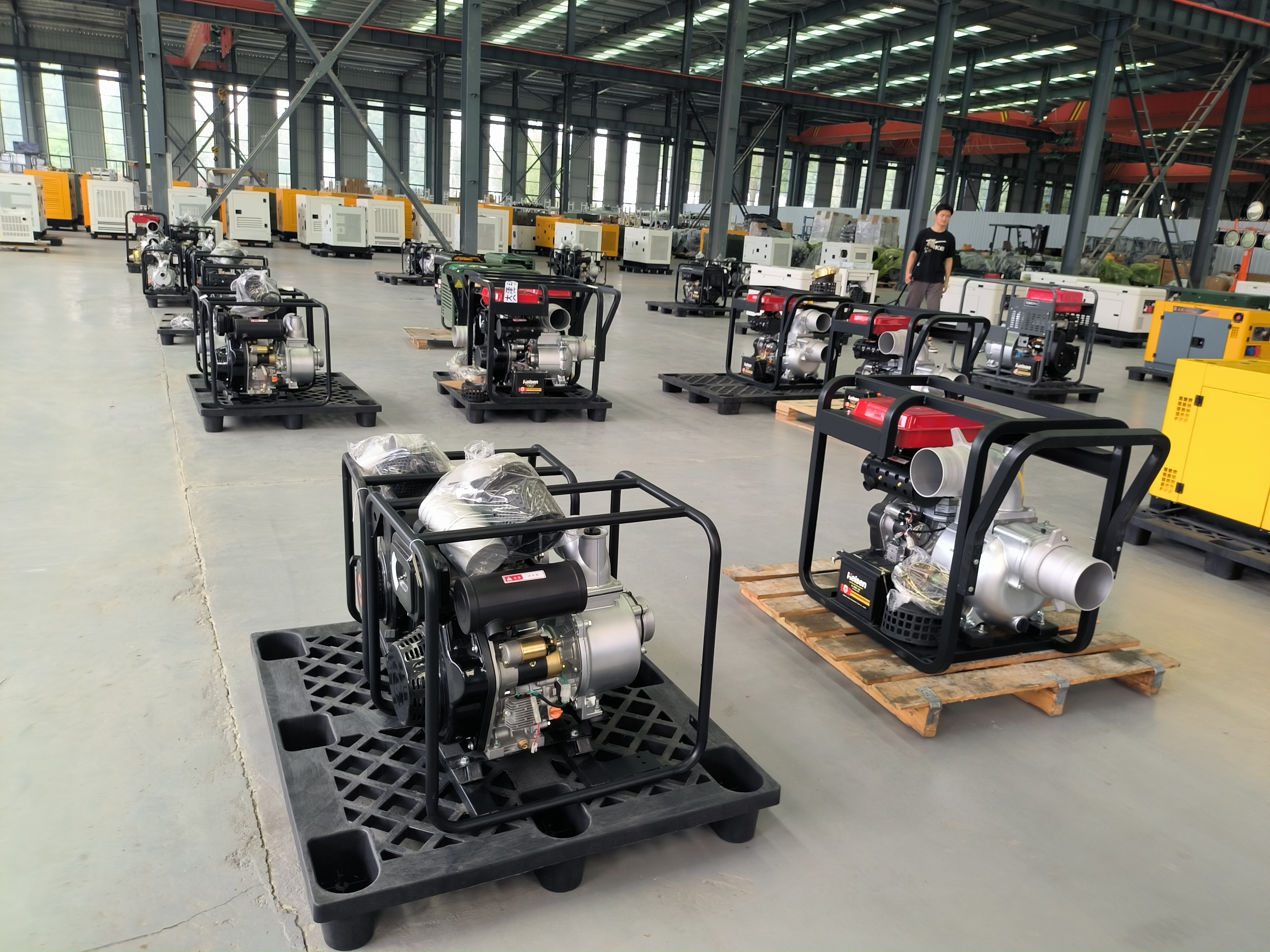 6寸柴油机水泵排涝防汛抗旱机动泵15kw汽柴油动力