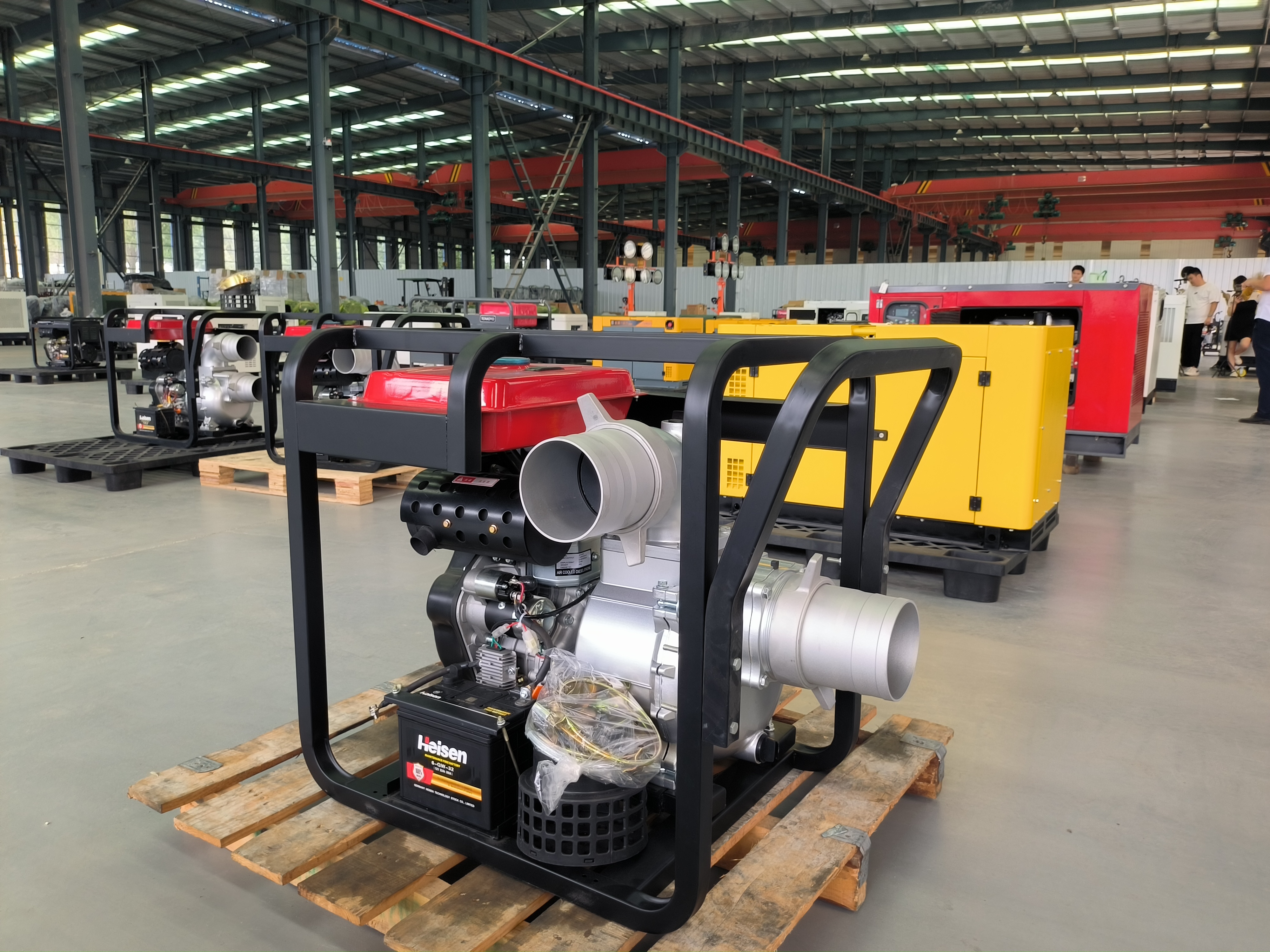 6寸柴油机水泵排涝防汛抗旱机动泵15kw汽柴油动力