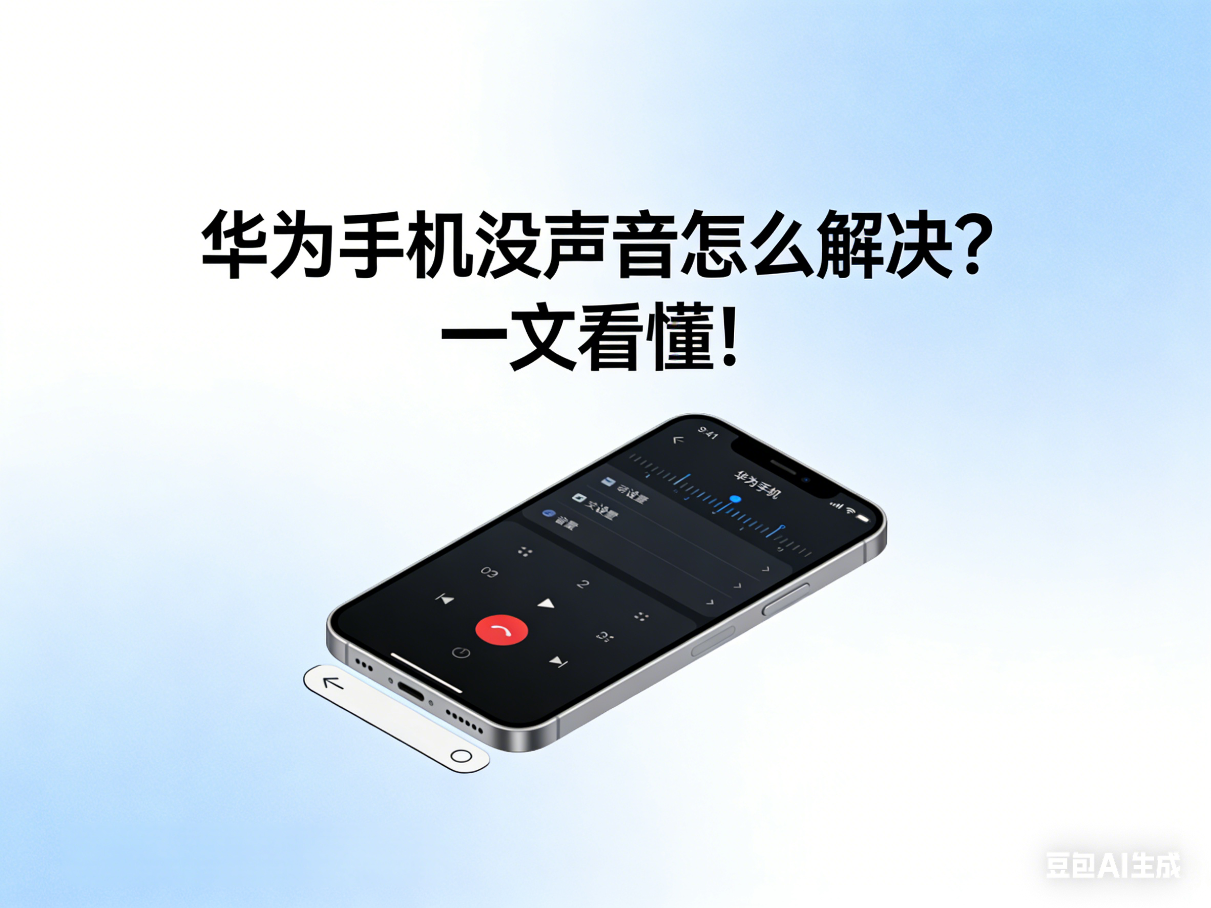 华为短信接收没有声音怎么回事