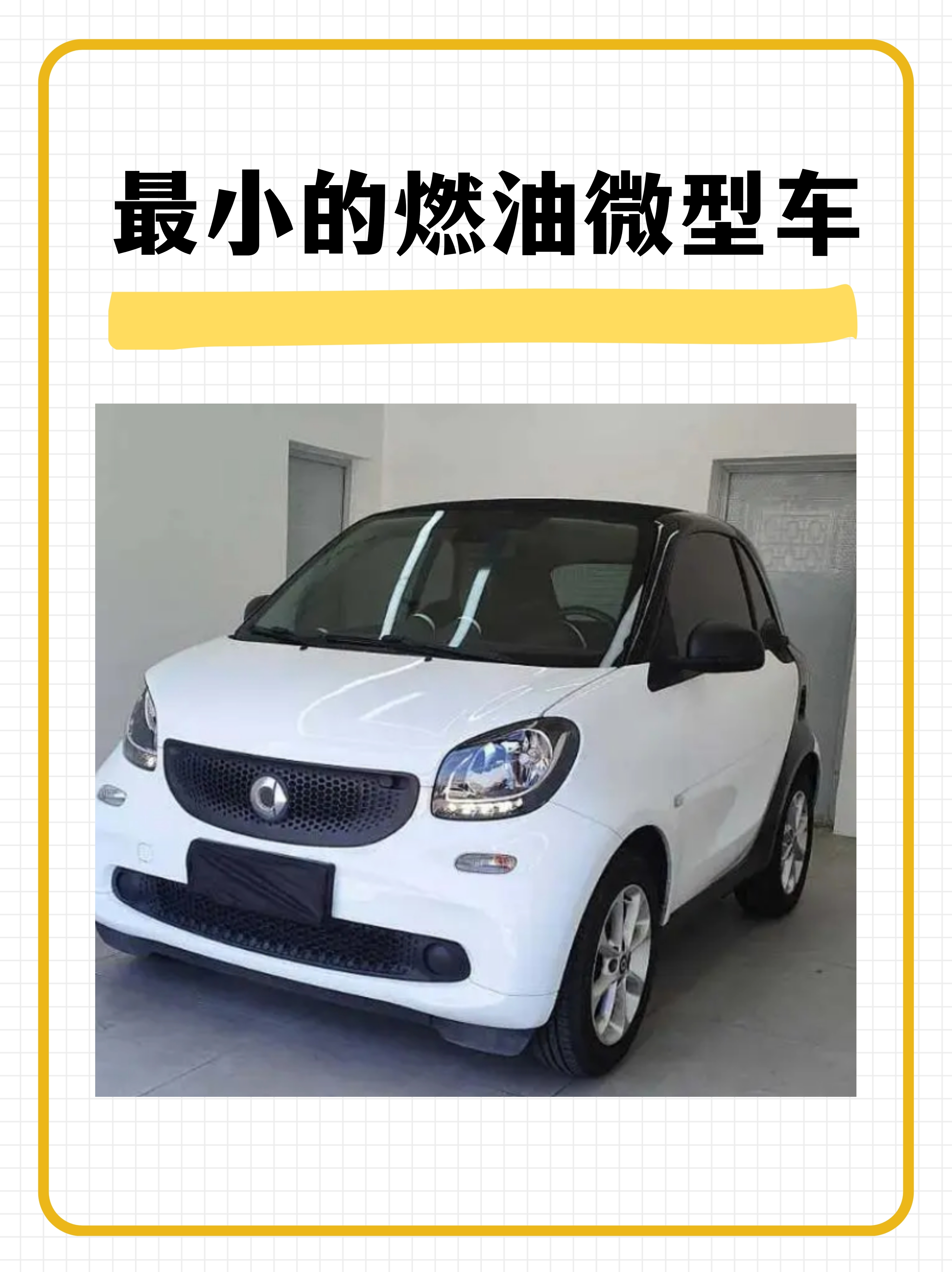 最小的燃油微型车