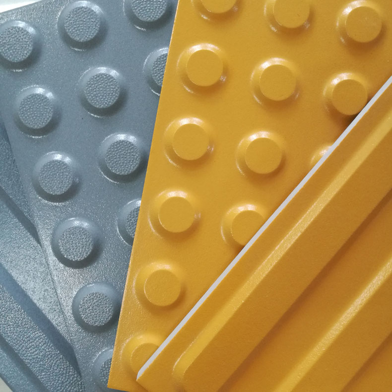 「高铁全瓷盲道砖」彩虹指路,城市无障碍!