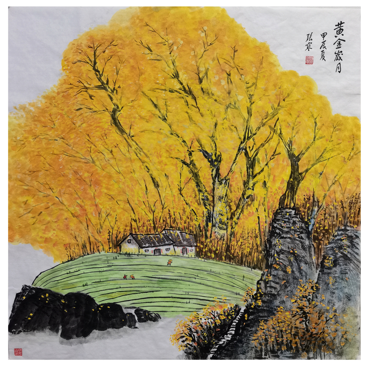 张际才写意山水画6月最受欢迎作品评选活动入围作品(第二期)