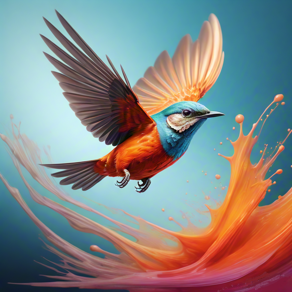 画鸟简单方法,从零到一,掌握捕捉飞翔灵动的技巧