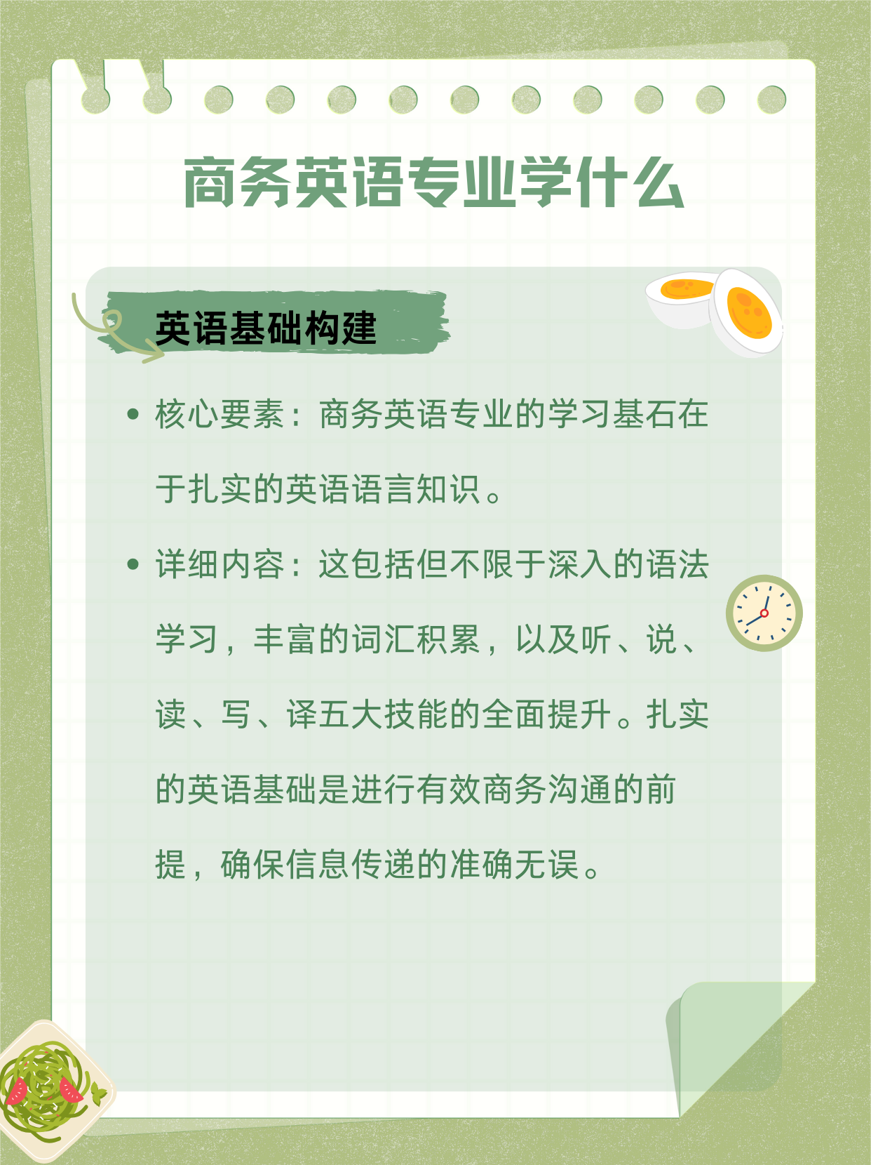 《商务英语专业学什么》