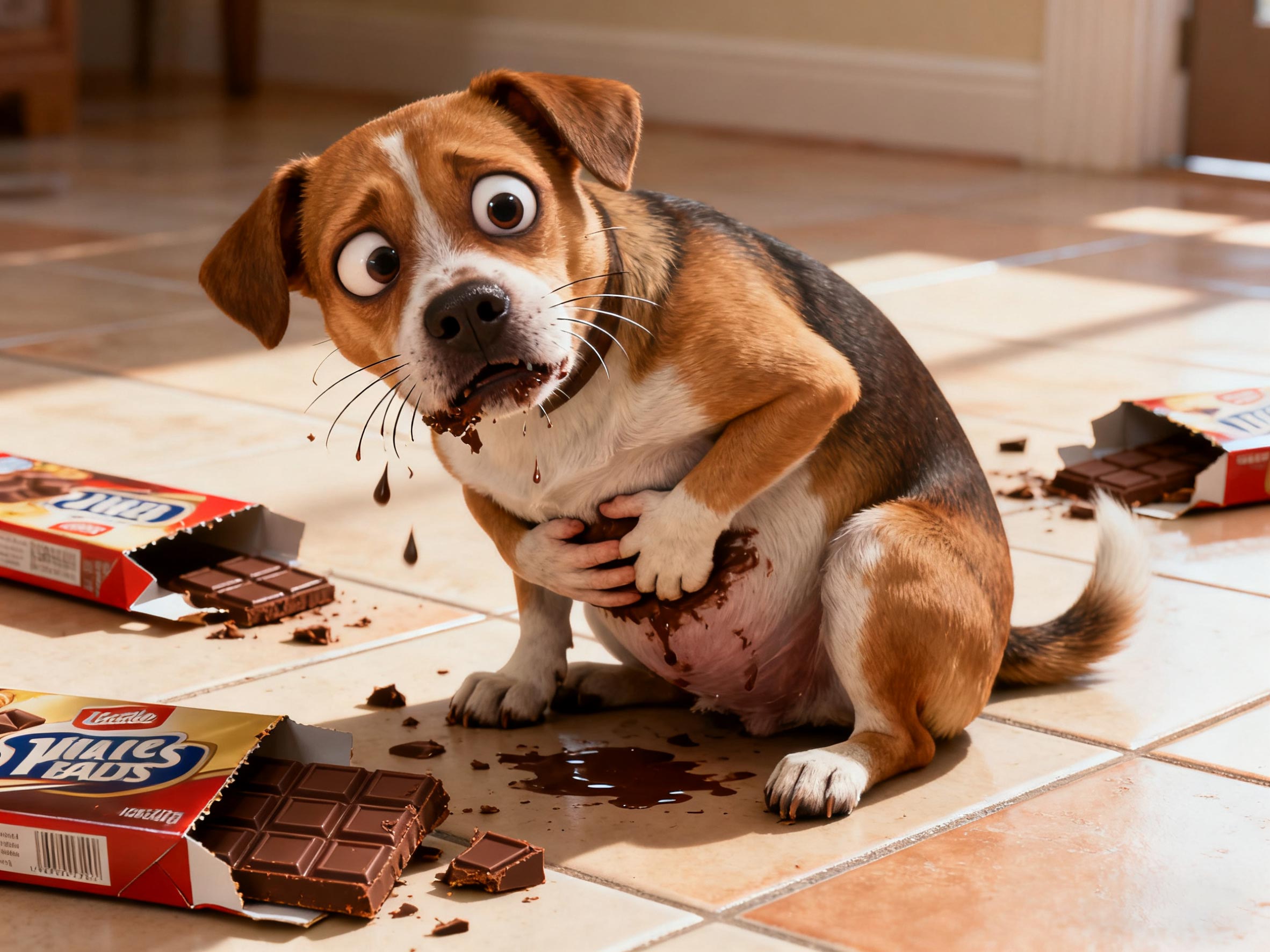 小狗为什么不能吃巧克力 小狗为什么不能吃巧克力