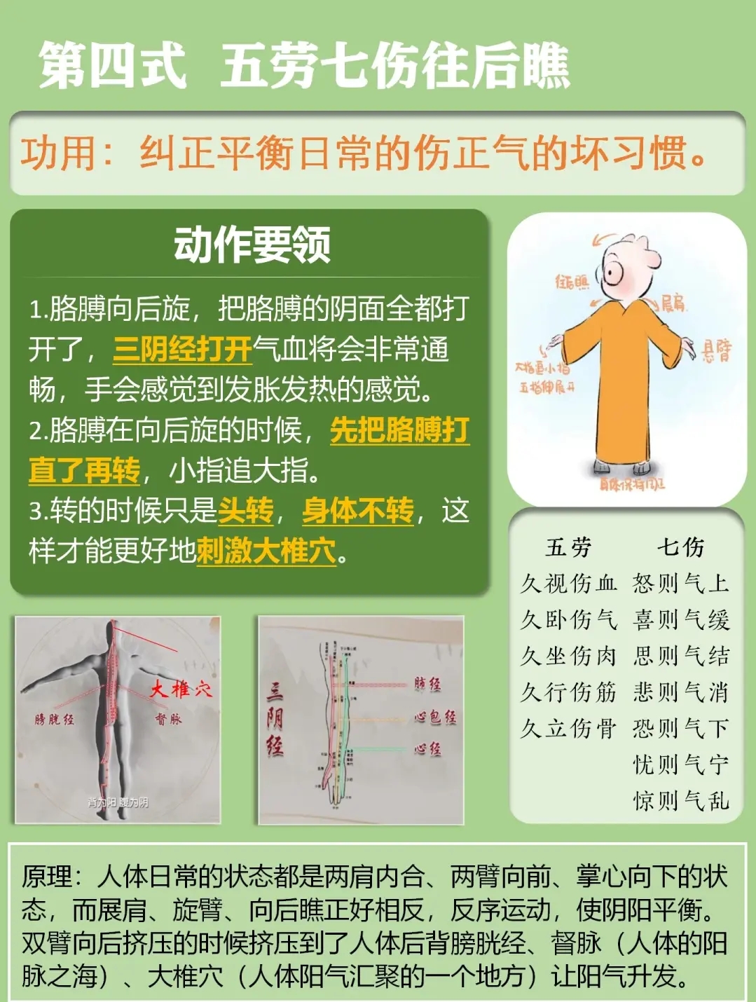 八段锦第四式图片