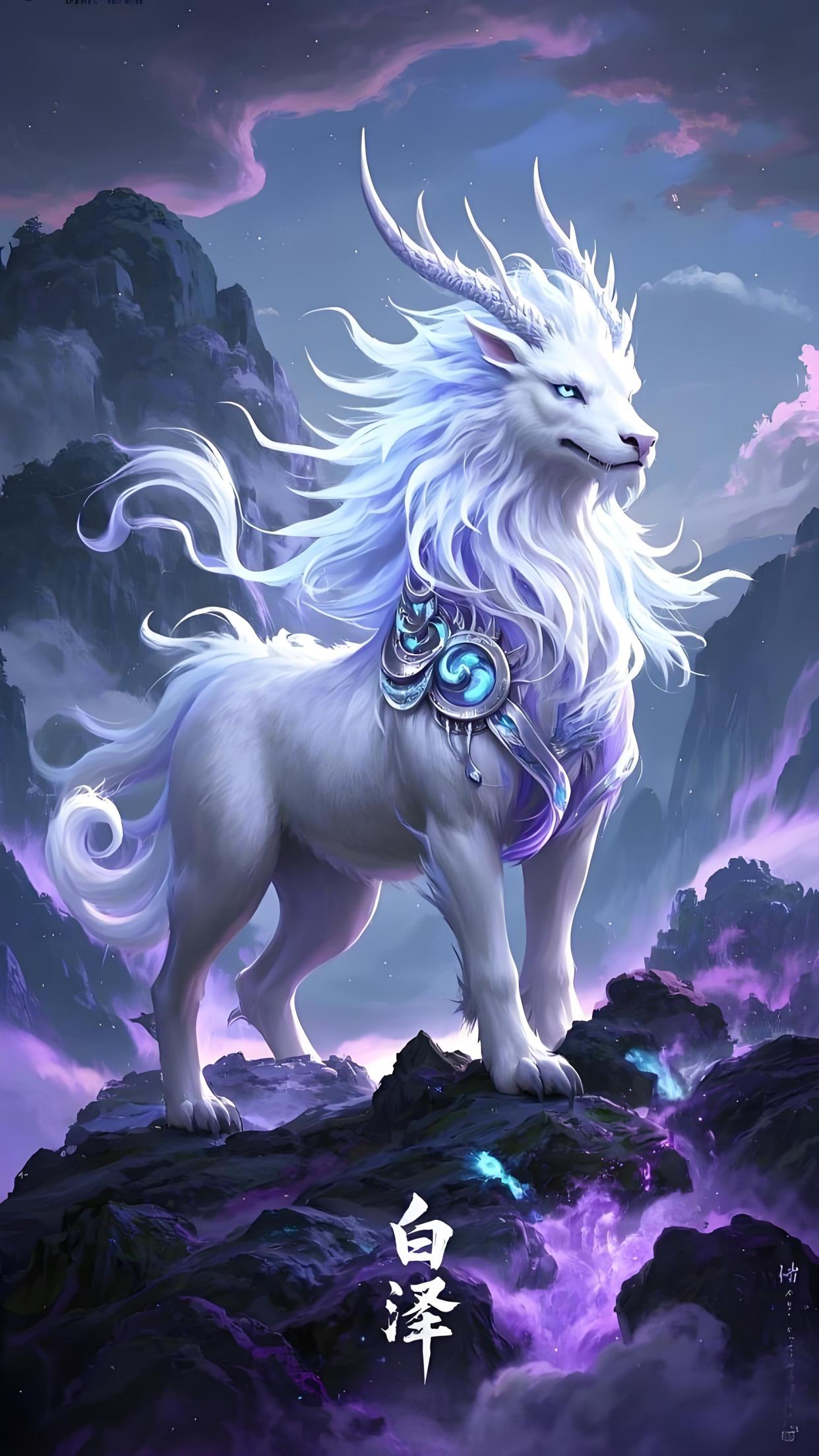 白泽是中国古代神话中的著名神兽,相传拥有多种超凡能力,主要体现在