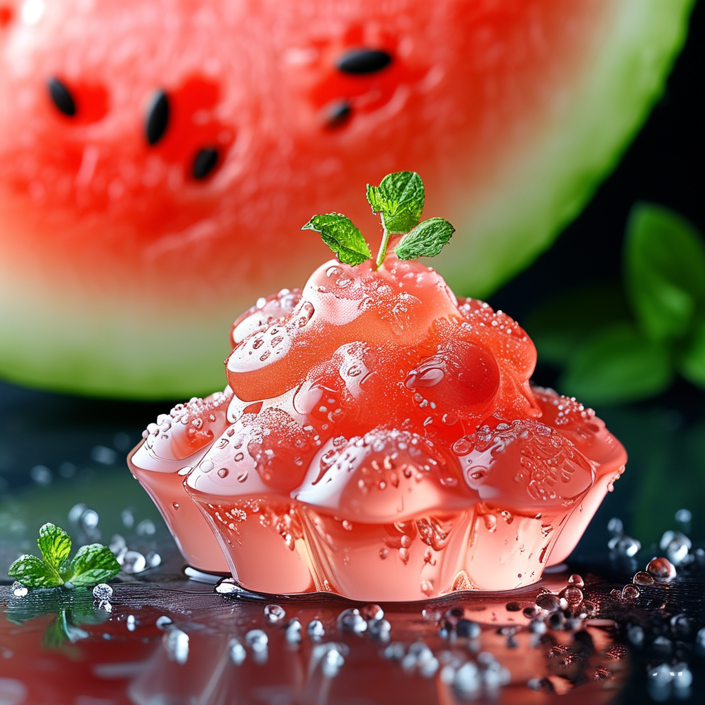 清新一夏 自制西瓜果冻