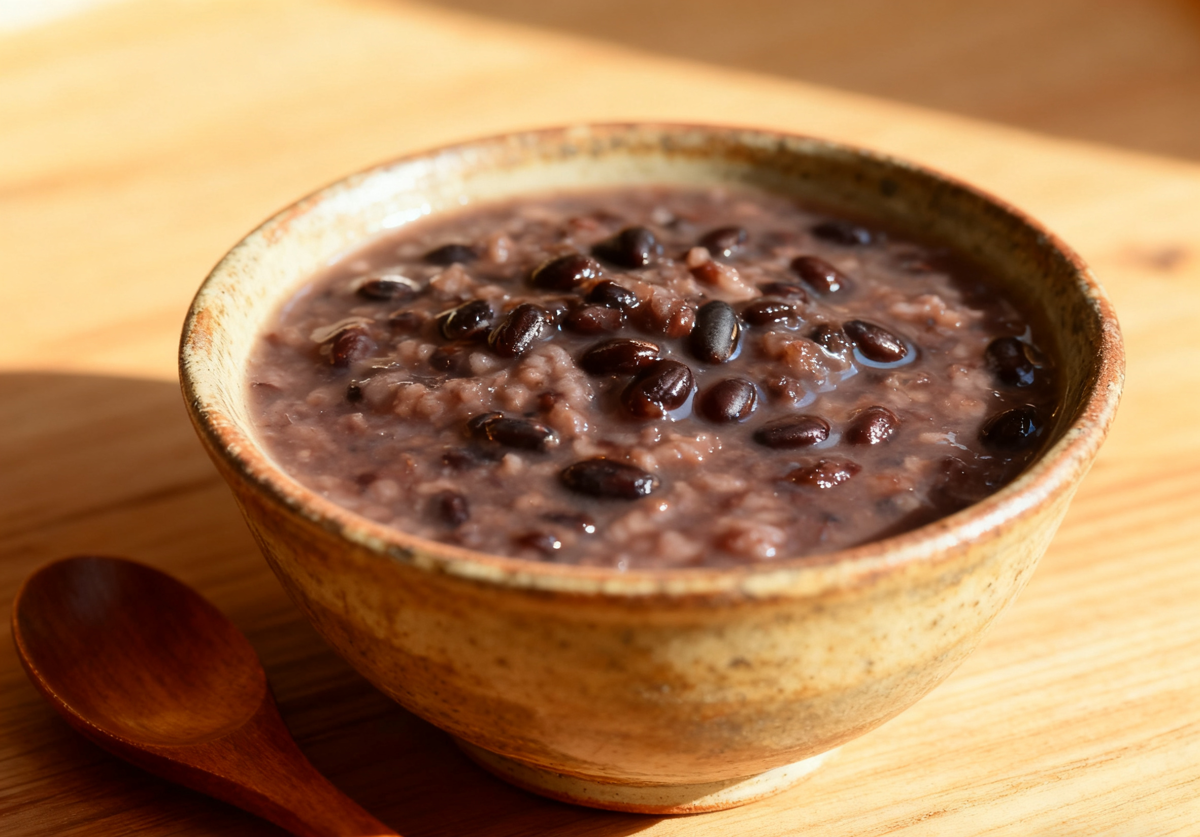 立冬吃"黑食"能暖肾?这道黑豆核桃粥,早餐喝超合适