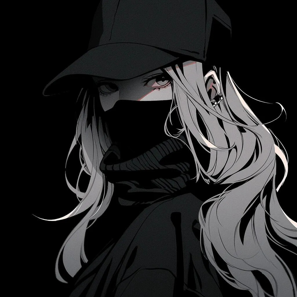 头像|高冷御姐白色头发头像动漫