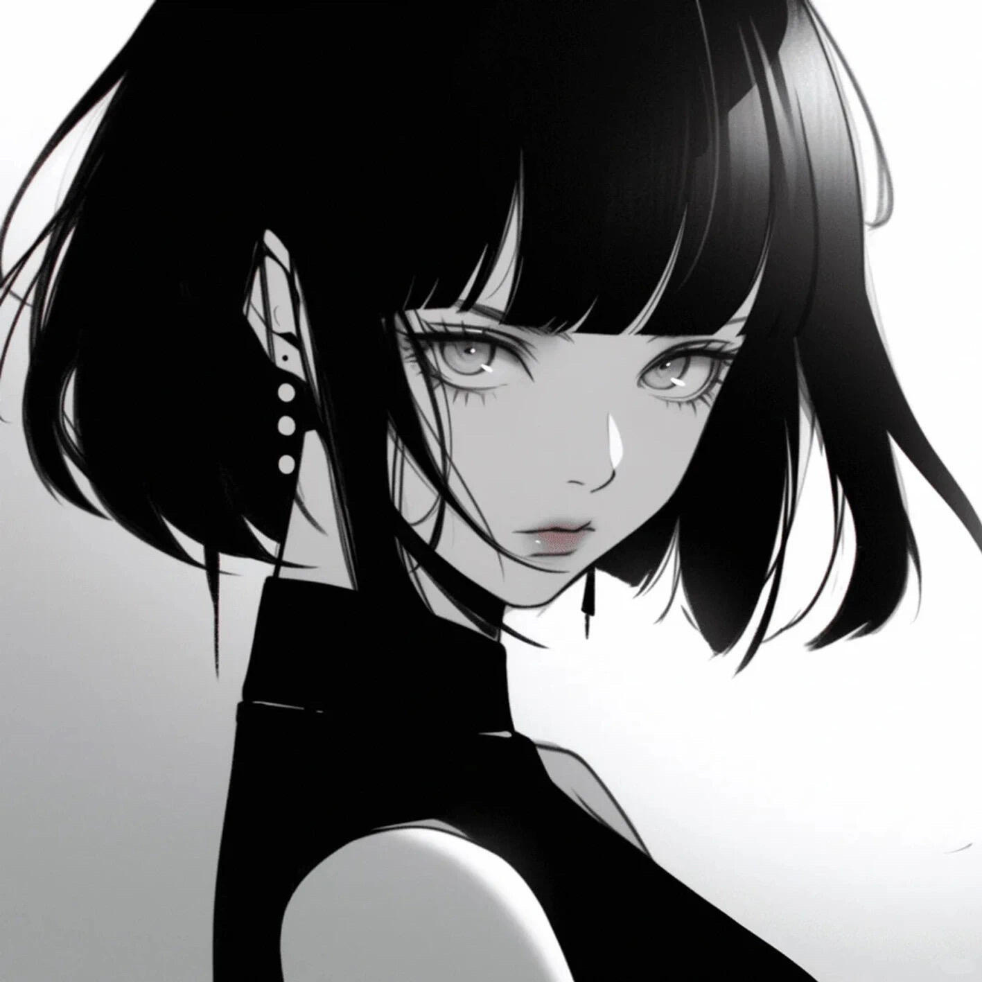 短发超a女生头像漫画