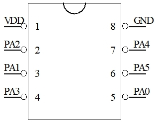 sop-8太阳能led灯串驱动ic 常亮闪烁两模式灯串灯带芯片