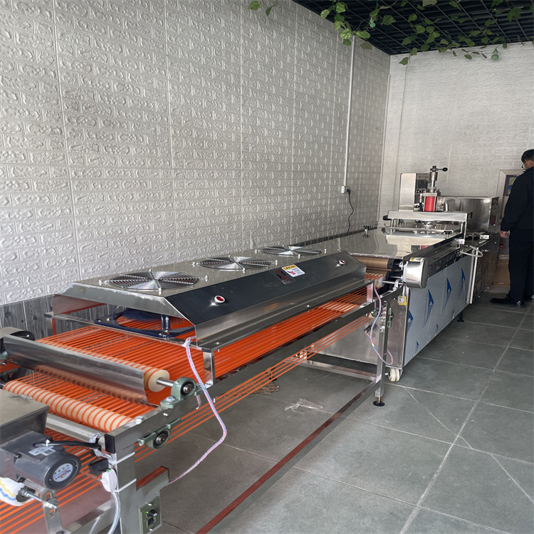 全自动烙馍机器操作介绍 一键出饼 省时省力