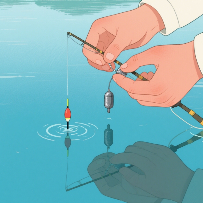 浮漂太钝抓不到口?老钓手私藏铅皮微调法,半目信号也能抓