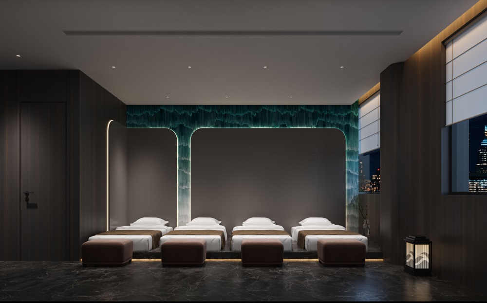 「案例欣赏」嘉兴洗浴会所设计装修效果图