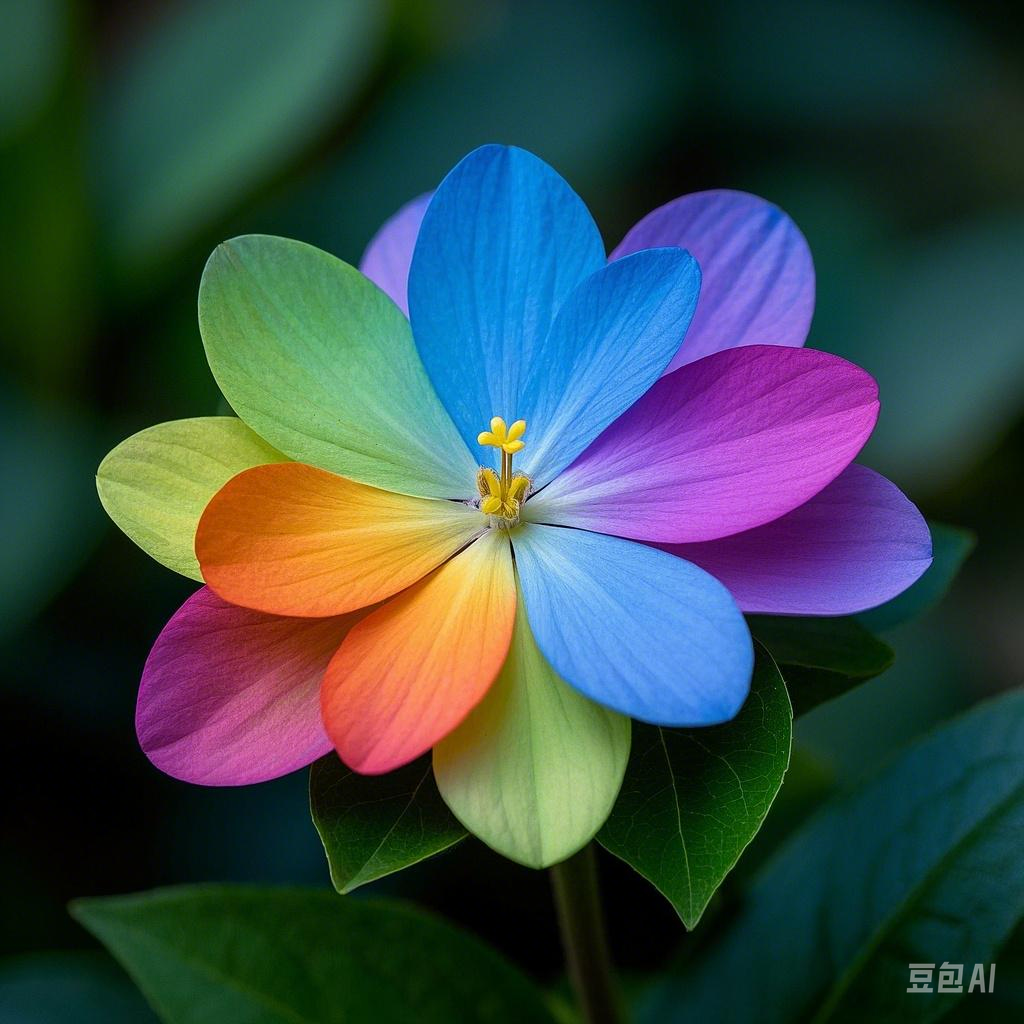 七色花的蓝色花瓣