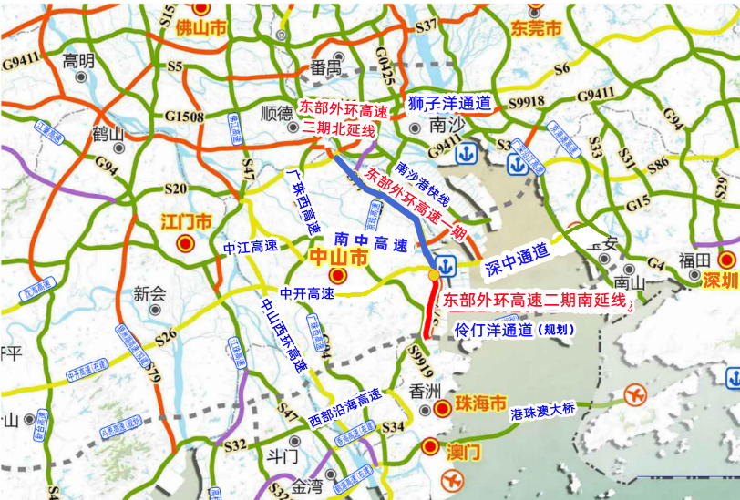 广佛高速地图 线路图图片