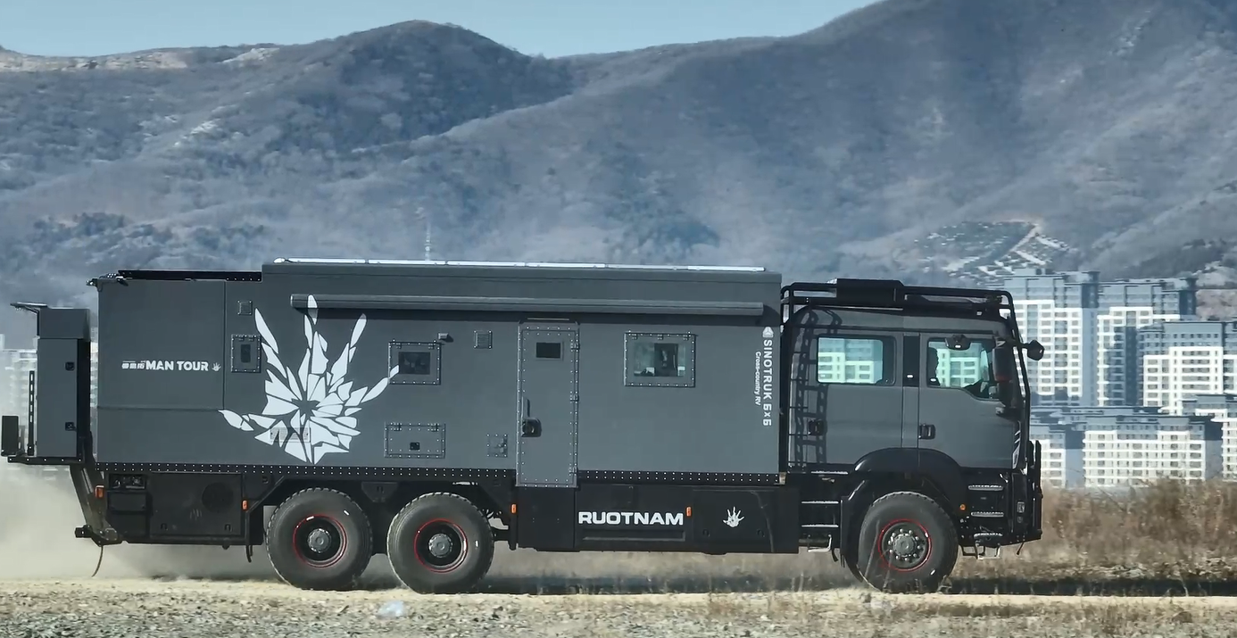 曼恩拓越野房车蓝标6x6全驱顶流