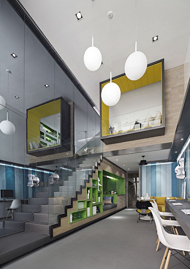 合肥复式loft风格办公空间装修设计:激发创意的未来办公室
