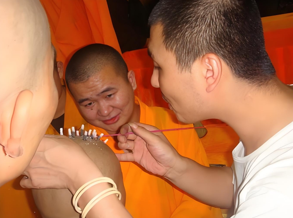 和尚头顶的6个点和9个点有什么区别?背后的佛教文化解读