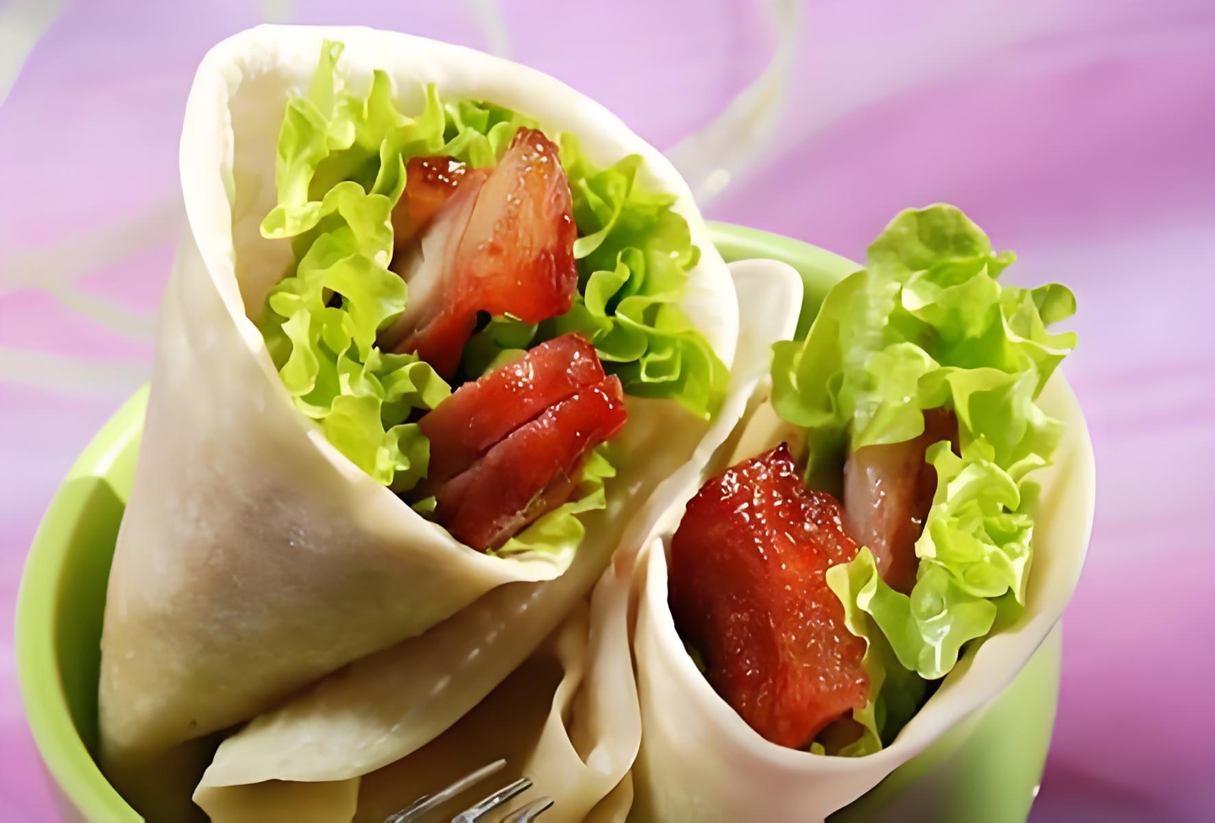 卤肉卷饼的做法和配方