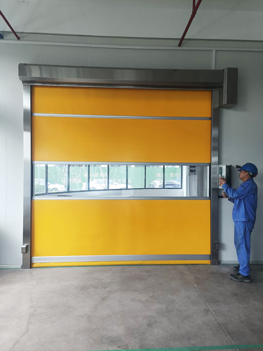 成品仓库快速卷帘门