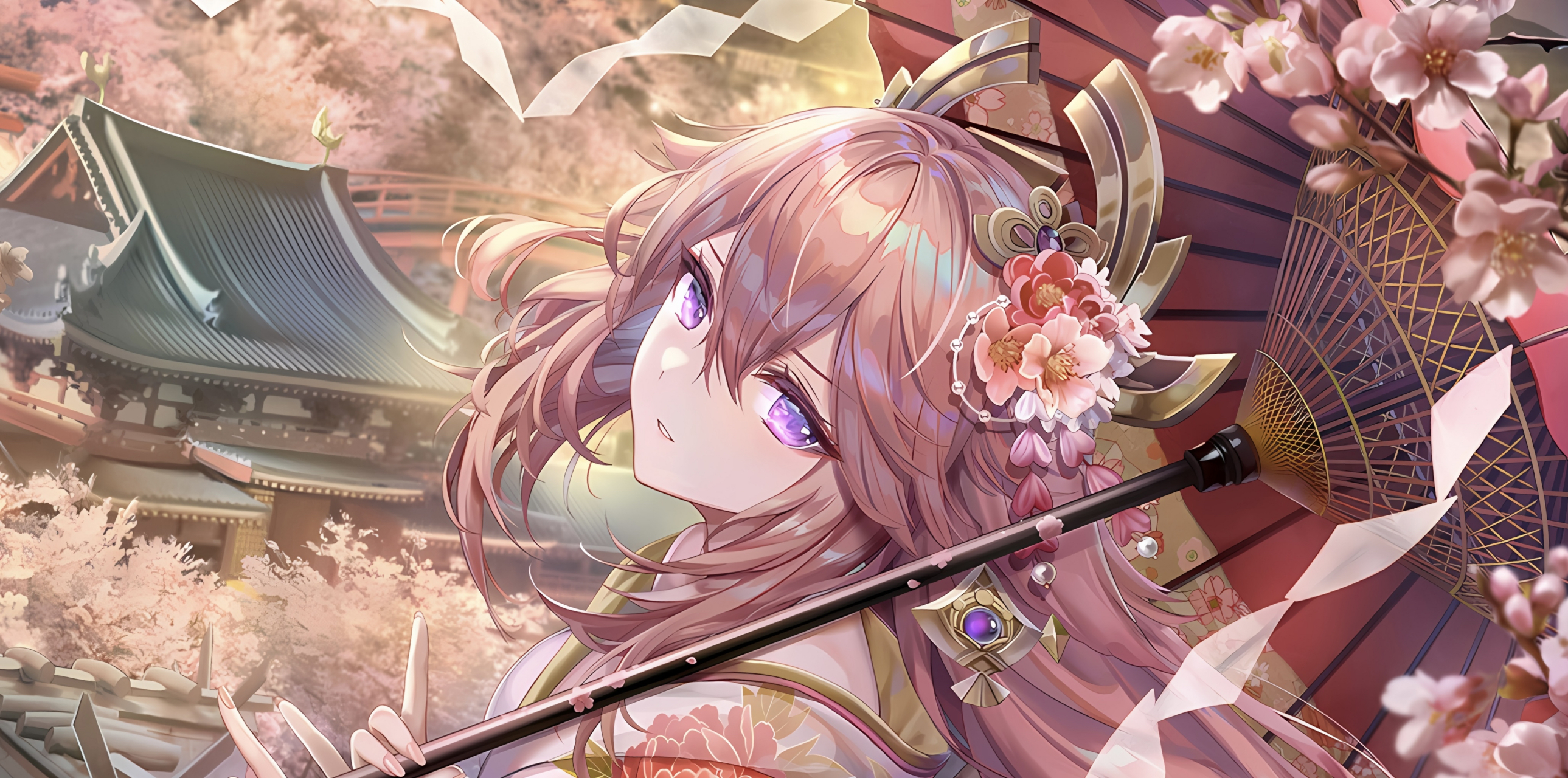 torino-八重神子 (头像,电脑桌面,手机壁纸)#torino# #原神# #八重神