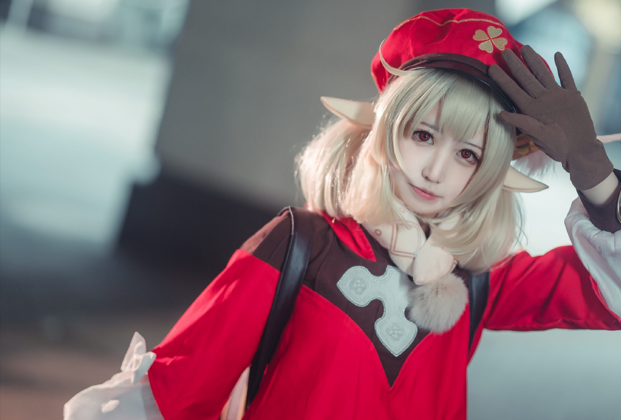 超萌的《原神》可莉cos,想把她抱怀里举高高