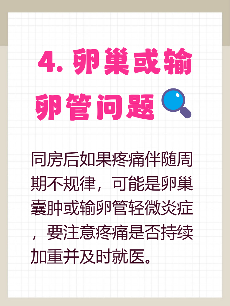 为什么一同房就有炎症不同房就没有为什么在线