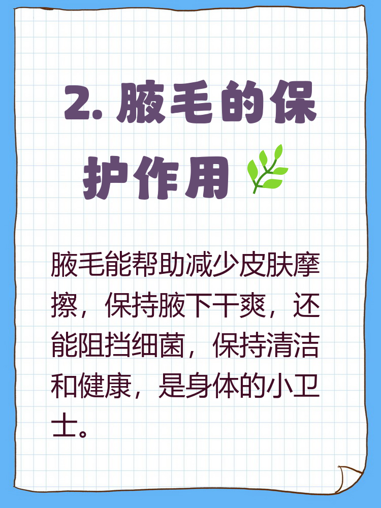 为什么会长腋毛
