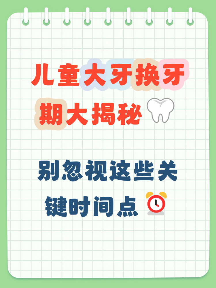儿童的大牙,也就是乳磨牙,通常在6岁左右开始替换