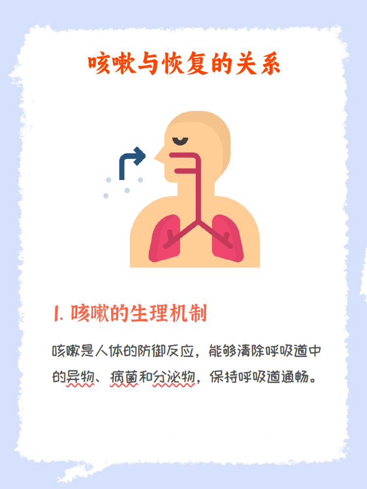 咳嗽是人体的一种自我保护机制,通过咳嗽可以清除呼吸道中的异物和