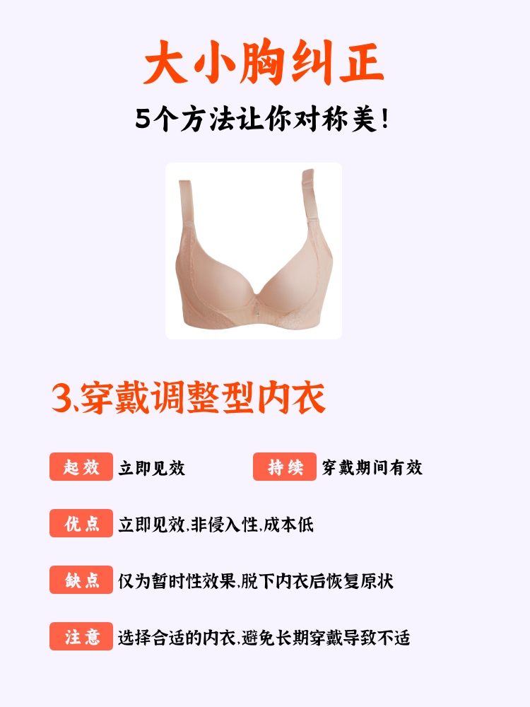 大小胸,即两侧胸部大小不对称,是一种常见的现象